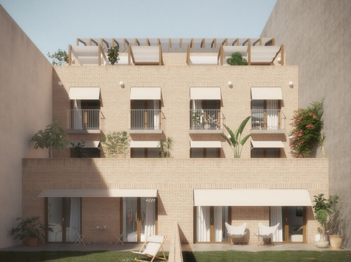 Habitatges Sabadell façana posterior